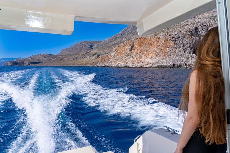 From Kissamos Port: Private Boat Cruise to Balos & Gramvousa - Gramvousa Views and the Venetian Fortress Moment From the Water