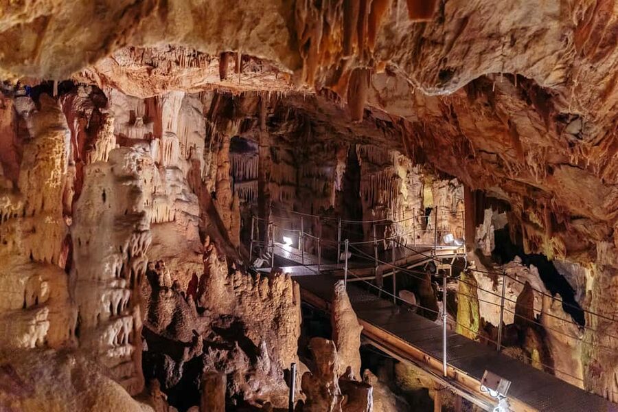 From Rethymno: Arkadi, Margarites, Melidoni Cave, and Axos - Melidoni Cave (Gerodospilios): Stalactites, Stalagmites, and the Talos Legend
