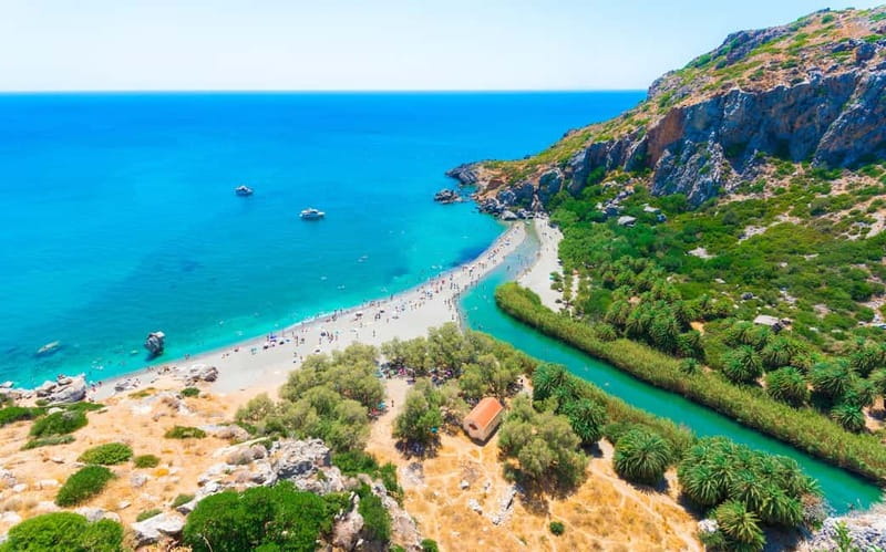 From Rethymno/Chania: Day Trip to Preveli Palm Beach - Damnoni Beach to Preveli by boat: the shortcut that feels special