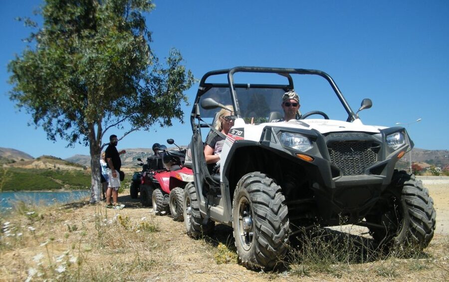 From Rethymno: Half-Day Off-Road Buggy Safari - Gidospito kafeneion coffee break over Lake Potami