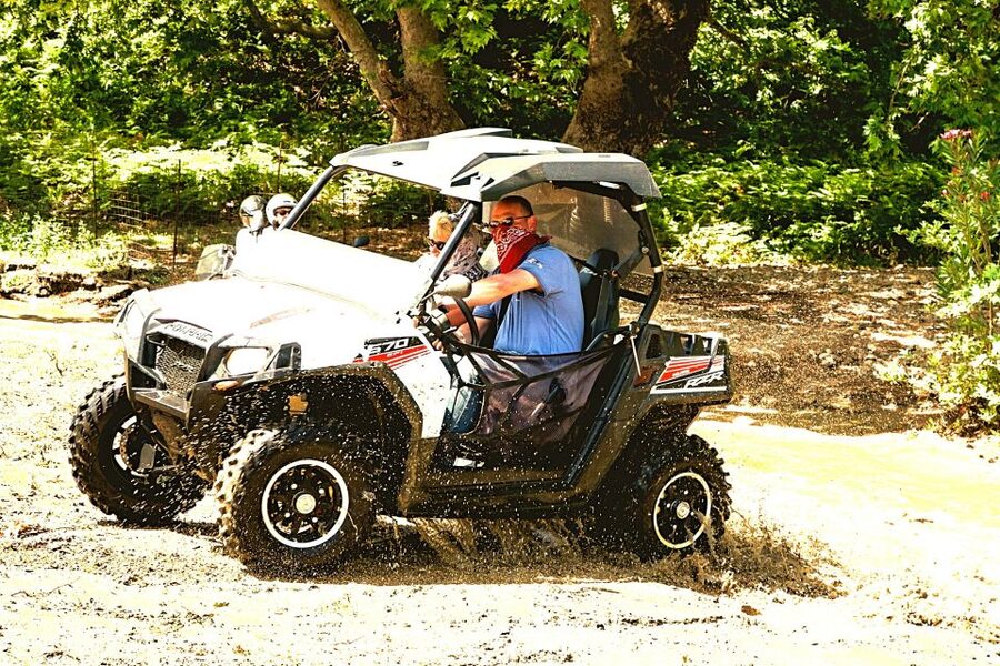 From Rethymno: Half-Day Off-Road Buggy Safari - Off-road driving, shallow-water crossings, and how muddy to expect