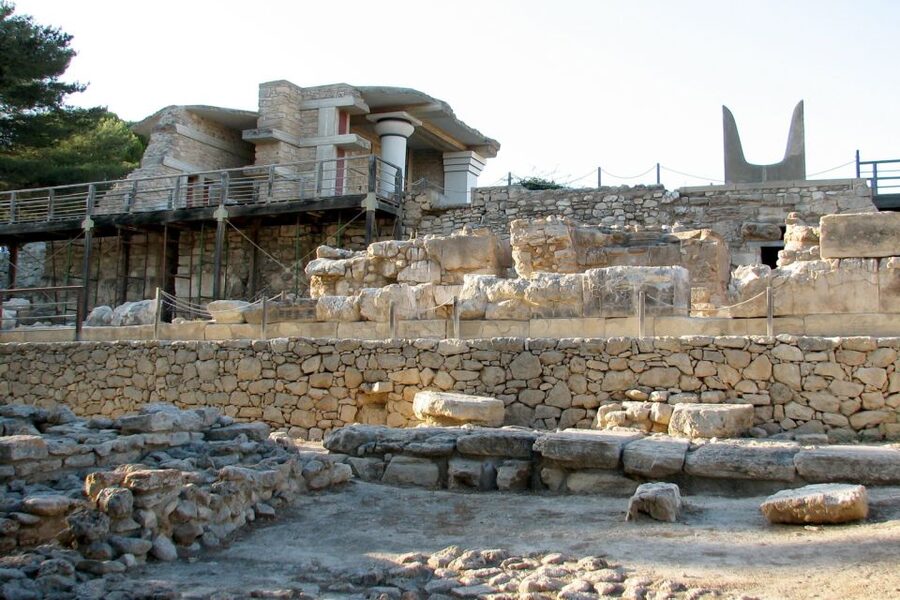 From Rethymno: Knossos Palace and Heraklion Guided Tour - Entering Knossos Palace: Guided Time, Big Crowds, and Practical Tips