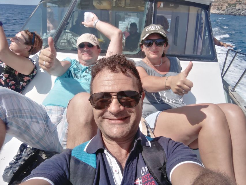 From Rethymno: Kourtaliotiko, Preveli Palm Beach, & Damnoni - The boat ride to Preveli Palm Beach: why it feels worth it