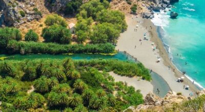 Preveli Palm Beach and Kourtaliotiko Day Trip