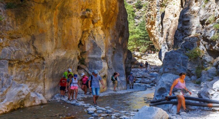 From Rethymno: Samariá Gorge Full-Day Hike - The heart of the day, about 16 km down to the Iron Gates