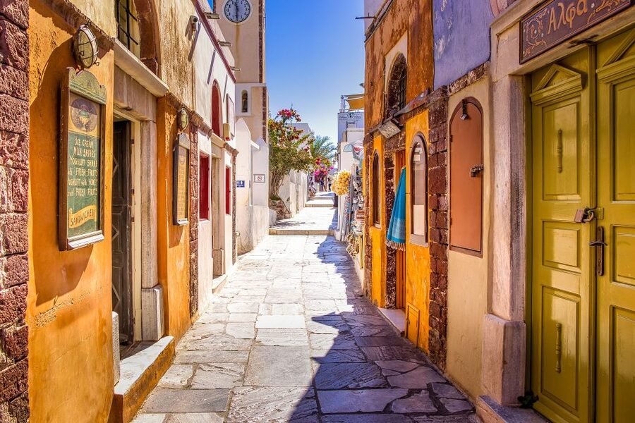 From Rethymno: Santorini Guided Tour and Cruise from Crete - Fira, the caldera edge: 2 hours to choose your pace