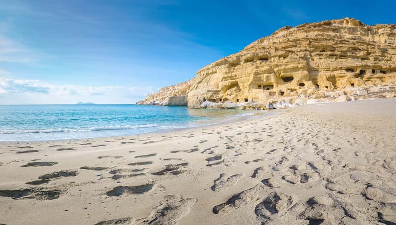From Rethymno: Spili, Agia Galini, and Matala Tour - Spili village walk with lion-head fountains and souvenir streets