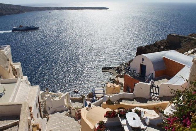 Full-Day Trip to Santorini island by Boat from Rethymno with Transfer your Hotel - On Santorini by air-conditioned vehicle: fast views, smart pacing