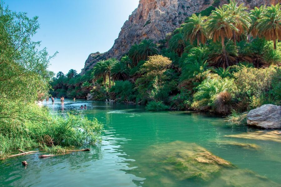 Georgioupolis: Preveli Palm Beach Day Trip by Bus and Boat - Plakias free time: a much-needed reset between nature stops