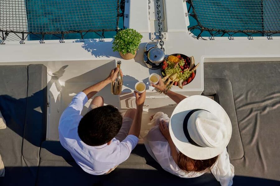 Heraklion: Dia Island Family-Friendly Catamaran Cruise - The Return Run and That Cretan Sunset Feeling