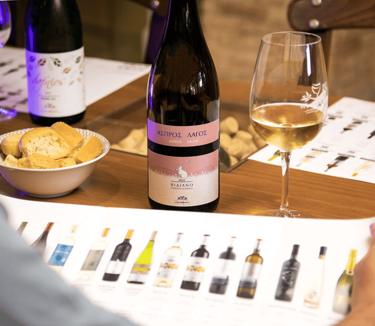 Heraklion: Douloufakis Winery, Tour and Wine Tasting - Your six-wine flight: how Cretan grapes and international bottles work together