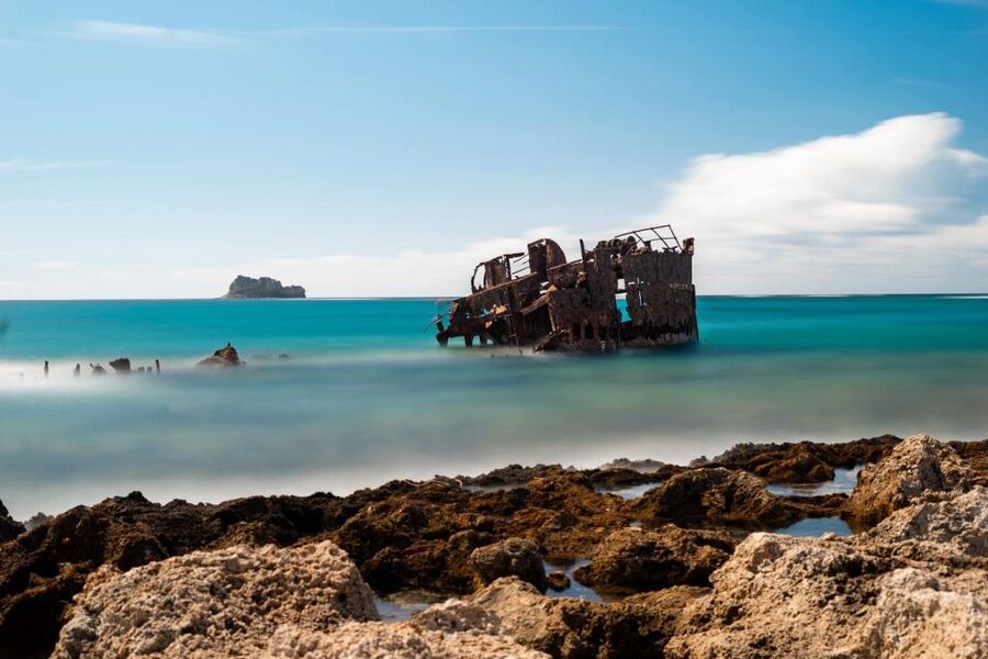 Heraklion: Gramvousa Island Day Trip & Balos Beach - Ferry to Gramvousa: small comfort, big scenery