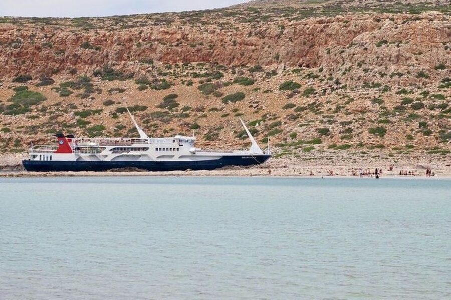 Heraklion: Gramvousa Island Day Trip & Balos Beach - Pickup to Kissamos Kasteli port: the day starts early