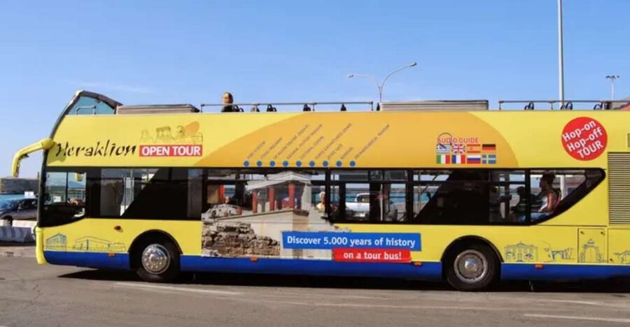 Heraklion: Hop-on Hop-off Open Top Bus Sightseeing Tour - Where you can board, and what “hop-on” really means here