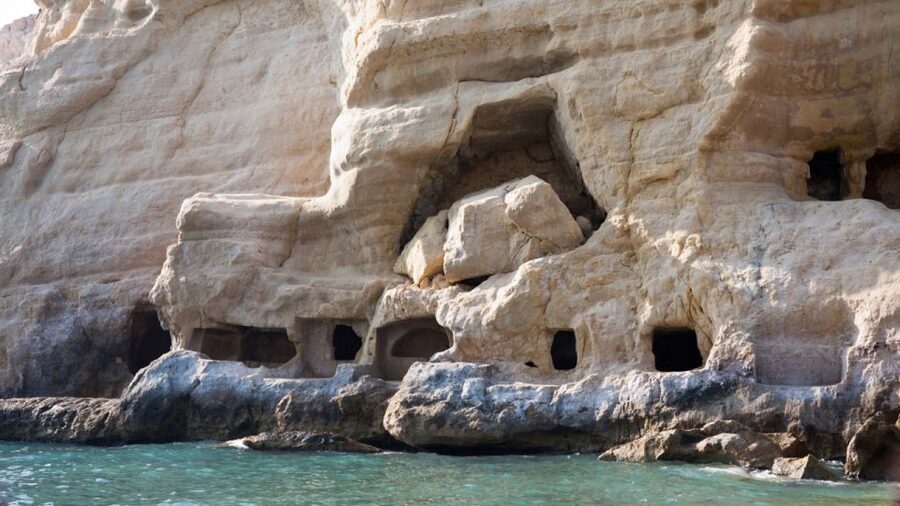 Heraklion: Matala Beach, Hippie Caves & Odigitria Monastery - Getting the most out of Matala’s beach setup