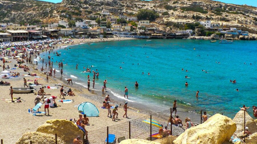 Heraklion: Matala Beach, Hippie Caves & Odigitria Monastery - Hippie caves by the cliffs: do them your way