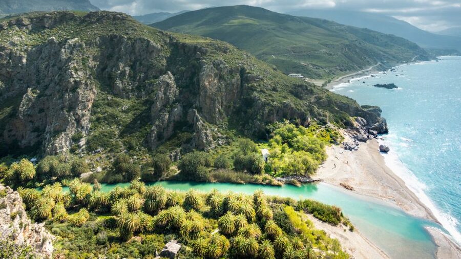 Heraklion: Preveli By Boat, Damnoni & Kourtaliotiko Springs - South-Crete in One Day, With Real Water Time