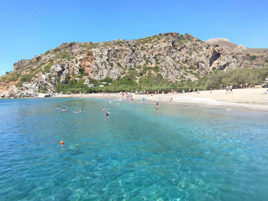 Heraklion: Preveli By Boat, Damnoni & Kourtaliotiko Springs - The River-to-Sea Boat Ride to Preveli Palm Beach