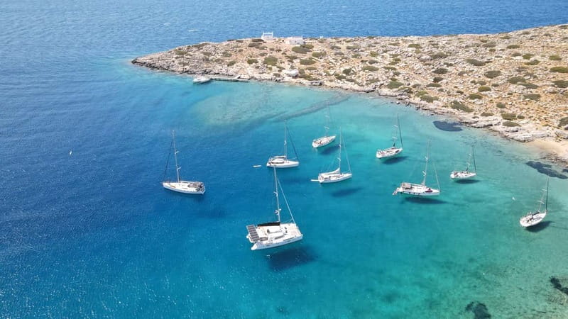 Heraklion: Sailing Trip to Dia Island with Lunch & Swimming - The Lunch Moment: Greek Salad, Shrimp Pasta, Fruit, and Unlimited Drinks