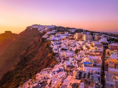 Santorini Day Trip with Boat Transfer & Oia Visit