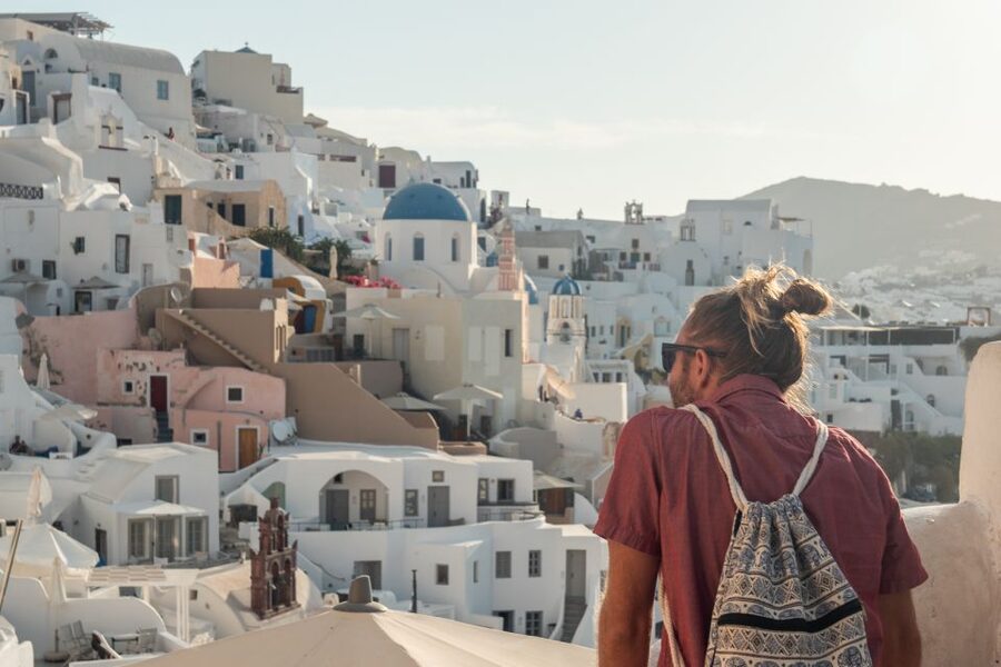 Heraklion: Santorini Day Trip with Boat Transfer & Oia Visit - Oia village: postcard views with a very real crowd factor