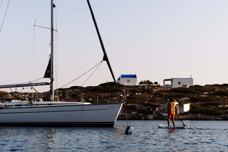 Heraklion: Sunset Sailing Cruise Dia Island with Snorkeling - Snorkeling and paddleboarding at Dia: how to make the most of the water time