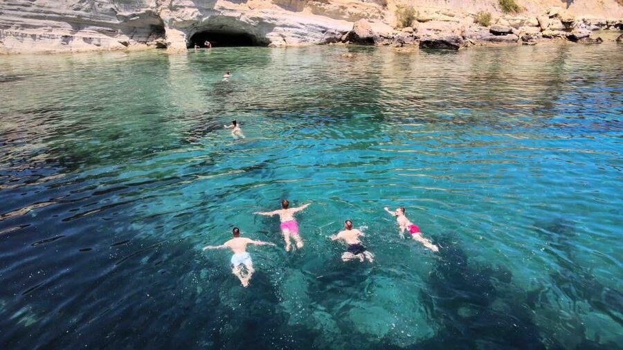 Hersonisos: Boat Cruise with Swim Stops and Lunch - The Boat: Traditional Wooden Comfort, Up to 100 People