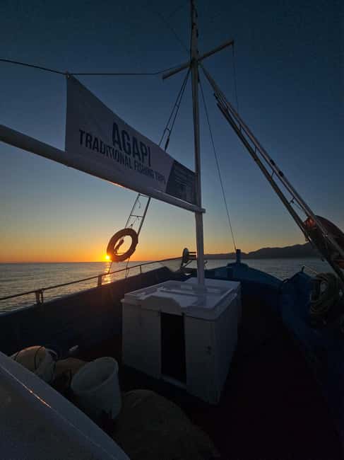 Hersonissos: Agapi Fishing Trips Sunset Cruise - Setting the Nets: The Moment It Feels Like Real Fishing