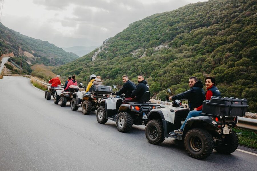 Hersonissos: ATV Quad Bike Safari in the Mountains of Crete - Route Walkthrough: Villages, Olive Groves, and the Lasithi Plateau Feeling