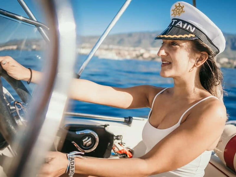 Hersonissos: Rent a Boat - No License Needed - Fuel Policy and Safety: The Stuff That Keeps the Day Smooth