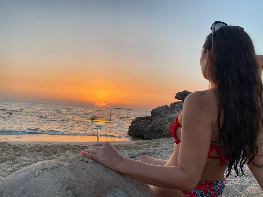 Horse riding,falasarna sunset,dinner in a tavern,drone video - Dinner at a Traditional Tavern Next to the Sea