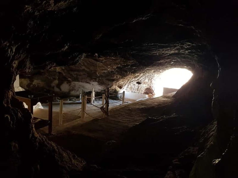 Island Spinalonga, Milatos Cave, Speedboat, OliveTasting - Passing smaller islands and building anticipation before Spinalonga