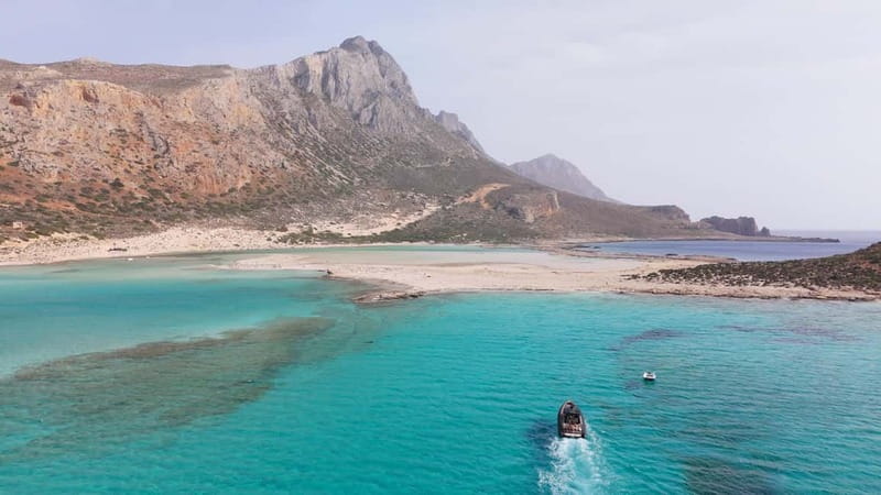 Kissamos: Balos & Gramvousa Speedboat Cruise with Snorkeling - The ride across the Cretan Sea: thrill, music, and a cooler of drinks