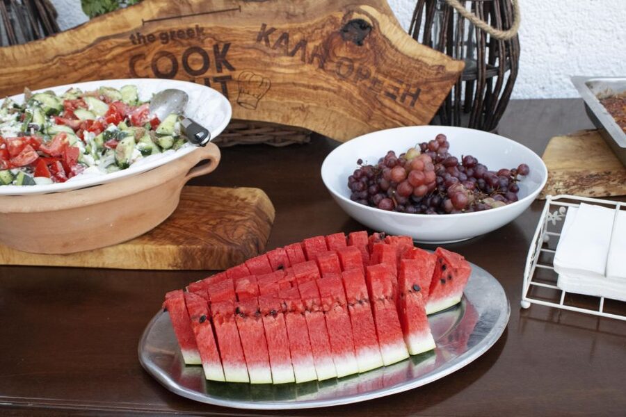 Kissamos: Greek Night with Buffet Dinner and Plate Smashing - Cretan dance lesson and plate smashing: the moment you can’t watch, you have to do