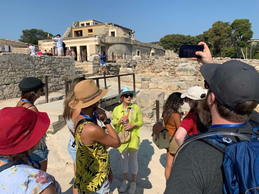Knossos: Labyrinth of Knossos Skip-the-Line Walking Tour - What you actually see at the palace, throne, theater, drainage