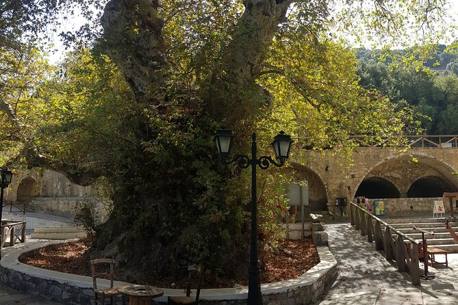 Knossos & lasithi plateau villages,Zeus's cave,&olive oil Mill - Mochos Village: Church and Square Time in a Quiet Old Place