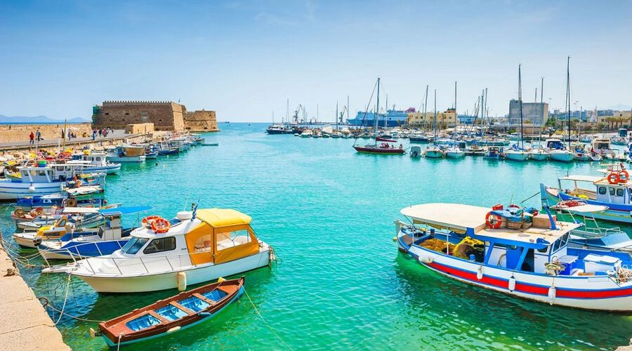 Knossos Palace & Heraklion City Tour From Heraklion - Heraklion Old Town, Venetian Harbor Views, and the Old Market Freedom Window