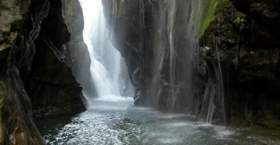 Kourtaliotiko Gorge River Trek with Lunch! Pick-up Avaliable - The hike plan inside the gorge: moderate effort, active water time