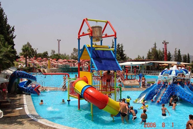 Limnoupolis Water Park All in - Entering Aqua Creta Limnoupolis, from gates to water