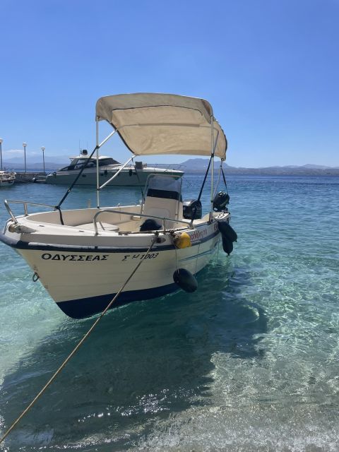 Lygaria: Private Motorboat Cruise with Snorkeling & Swimming - Ligaria Bay and the Coastline Feel Near Heraklion