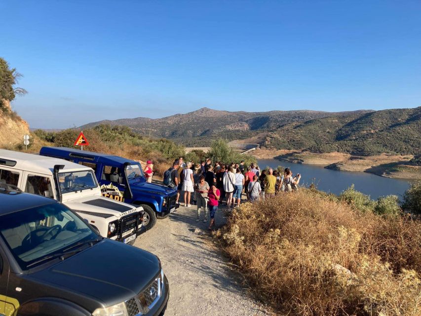 MALIA: Land rover Safari Lasithi Plateau and Zeus Cave - Kastamonitsa and the Roman aqueduct remains, the quiet ending
