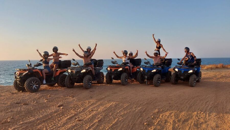 Malia: Off-Road Quad Safari Evening Tour with Dinner - The final off-road stretch near Πίστα μοτοκρός Μαλλιά