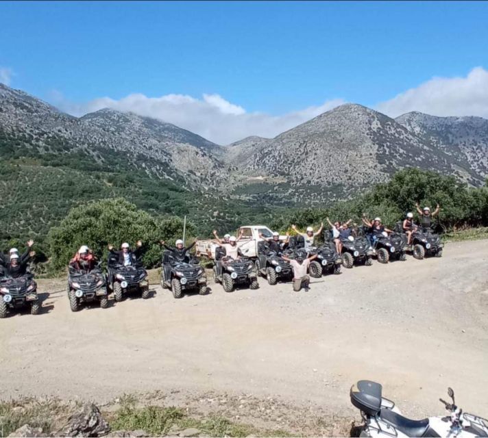 Malia: Off-Road Quad Safari Tour with Lunch and Transfers - Neapolis to Sisi Beach: Two Swimming Breaks in One Day