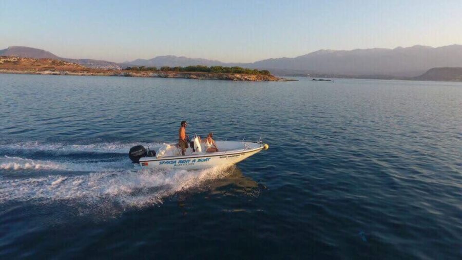 Marathi: Private Boat Rental - Marathi Bay: your easy launch point for Crete’s calmer coast