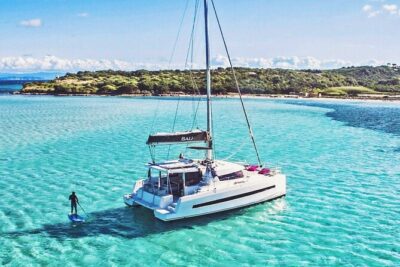 Panormo: Luxury Catamaran Cruise with Lunch & Open Bar