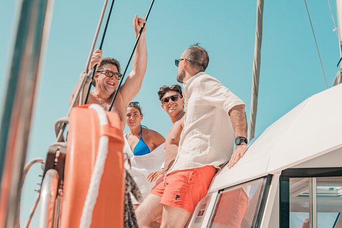 Panormo: Luxury Catamaran Cruise with Lunch & Open Bar - Families and kids: safe fun, plus toys available by request