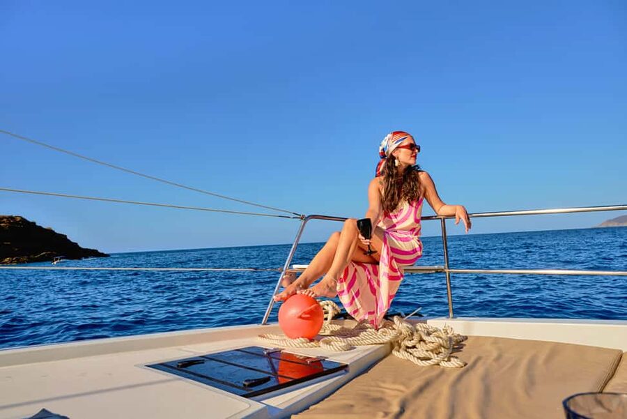 Panormo: Sunset All-Inclusive Catamaran Cruise with Snacks - Prosecco toast, unlimited drinks, and snacks that do not feel like an afterthought