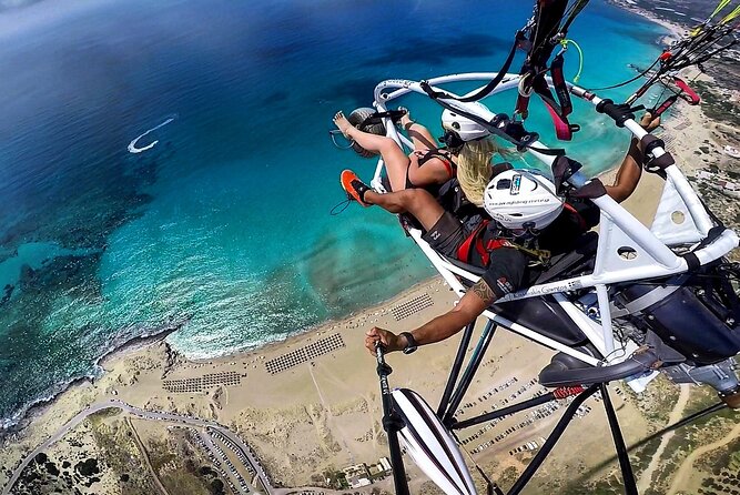 Paragliding Tours in Crete - Why This Tandem Paratrike Works So Well Over Crete