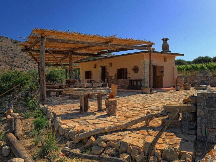 Premium Crete Olive oil tasting, Wine, Raki and Cretan food! - Traditional Village Stop: Spirits, Wine Tasting, Local Snacks, and Sightseeing