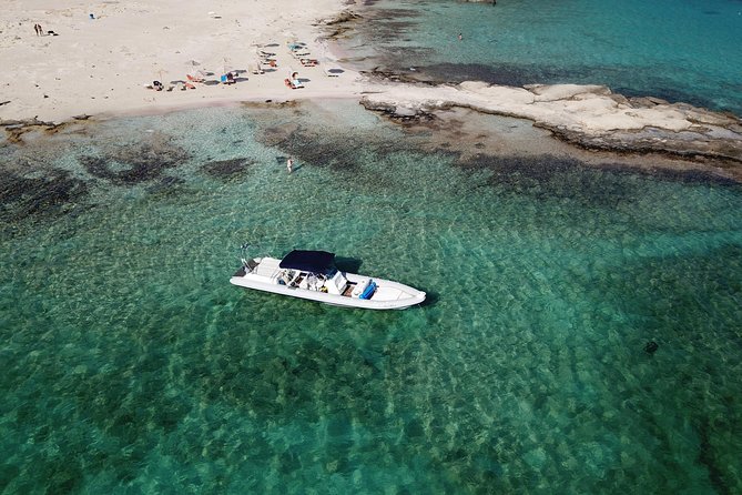 Private Boat Trip Kissamos Balos (price per group - up to 10 people) - Stop 1: Balos Lagoon for snorkeling, swimming, and the early-arrival advantage